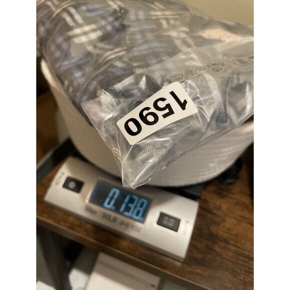 Carbon 2 Cobalt Men's Plaid Blue Cotton Long Sleeve Button Up Shirt Size XL - Picture 5 of 9